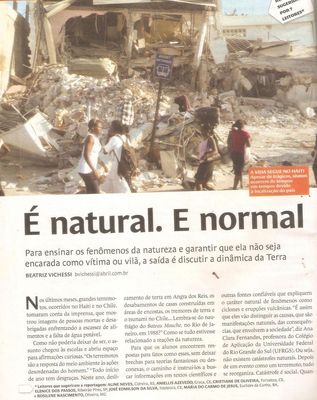 Repotagem da revista