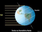 Embora a rbita da Terra em torno do Sol seja uma elipse, e no um crculo, a distncia da Terra ao Sol varia somente 3%, sendo que a Terra est mais prxima do Sol em janeiro. Mas  fcil lembrar que o hemisfrio norte da Terra tambm est mais prximo do Sol em janeiro e  inverno l,enquanto  vero no hemisfrio sul. </br></br> Palavras-chave: Inverno. Vero. Hemisfrio. Terra. Sol. Estaes do ano. 