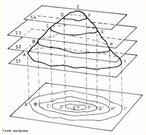 Curvas de nvel so linhas que ligam pontos, na superfcie do terreno, que tm a mesma altitude (cota). As curvas de nvel so representadas no mapa cobrindo uma rea, o que permite ao intrprete uma viso mais holstica da sinuosidade do terreno, possibilitando a identificao de formas geomorfolgicas distintas como vales, divisores de gua e outras. </br></br> Palavras-chave: Curvas de nvel. Altitude. Planta. Topogrfica. Relevo. Sinuosidade.  