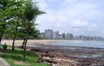 Vista da Praia do Meireles em Fortaleza. </br></br> Palavras-chave: Praia. Economia. Turismo. Capital. Cidades. Urbanizao. Capital. Brasil.  