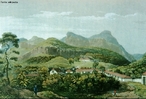 Pintura da cidade de Nova Friburgo, datada de 1820 a 1830. O intenso processo de imigrao no Brasil, principalmente entre a segunda metade do sculo XIX e a primeira do sculo XX, deixou fortes marcas de mestiagem e hibridismo cultural, constituindo um importante fator na demografia, cultura, economia e educao deste pas. </br></br> Palavras-chave: Imigrao. Mestiagem. Hibridismo Cultural. Colonizao. Urbanizao. Industrializao.