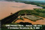 A Usina Hidreltrica Passo Real  brasileira e est localizada no Rio Jacu, no municpio de Salto do Jacu, no Rio Grande do Sul. Tem potncia efetiva de 158 MW e a concessionria  a Companhia Estadual de Gerao e Transmisso de Energia Eltrica.  </br></br>  Palavras-chave: Dimenso socioambiental. Dimenso econmica. Barragem. Eenergia eltrica. Reservatrio de gua. Usina Hidreltrica Passo Real. Rio Jacu. RS.  