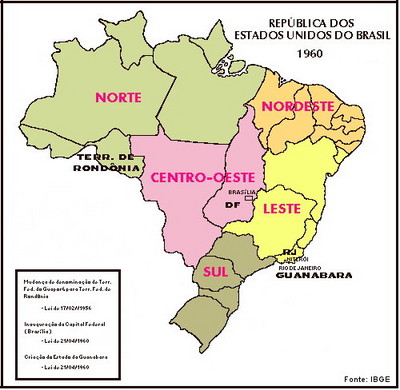 Divisão Regional Brasileira - Aula de Geografia