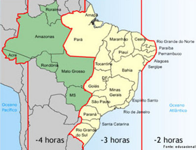 Fusos horários no Brasil – Wikipédia, a enciclopédia livre