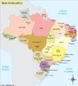 Apresenta os limites territoriais dos estados brasileiros.</br></br>Palavras-chave: Política. Espaço Geográfico. Território. Lugar. País. Mapa. Brasil. Divisão. Estados.