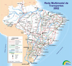 Uma rodovia  uma estrada de rodagem. No Brasil, corresponde a uma via de transporte interurbano de alta velocidade.</br></br>Palavras-chave: Transporte. Rodovias. Mapa. Economia. Cargas. Frete. Transportadora. Dimenso Socioambiental. Lugar. Territrio. Regio. Dimenso Econmica da Produo do e no Espao. Sociedade. Brasil. 