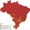 O mapa acima apresenta o IDHM no Brasil no ano de 1991.</br></br>O que  o IDHM? O ndice de Desenvolvimento Humano Municipal compreende indicadores de trs dimenses do desenvolvimento humano: longevidade, educao e renda. O ndice varia de 0 a 1. Quanto mais prximo de 1, maior o desenvolvimento humano </br></br>Apesar de ter sua metodologia baseada no clculo do IDH Global  publicado anualmente pela sede do PNUD em Nova York para mais de 150 pases , a comparao entre IDHM e IDH no  possvel , j que o IDHM  uma adaptao metodolgica do IDH ao nvel  municipal, utilizando outra base de dados (neste caso, os Censos do IBGE). Ambos agregam as dimenses longevidade, educao e renda, mas com diferentes indicadores e base de dados para retratar estas  dimenses. <a target="_blank" href="http://www.geografia.seed.pr.gov.br/arquivos/File/diferenca_idh_idhm.pdf">Saiba mais</a>.</br></br>Em 1991, o IDHM no Brasil era considerado <strong>Muito Baixo</strong> (0,493) e 85,8% dos municpios brasileiros encontravam-se nesta faixa de desenvolvimento humano.</br></br>Palavras-chave: IDHM. Brasil. Natalidade. Educao. Esperana de Vida. Populao. Desigualdade Social. Pobreza. Salrio. IBGE. Censo Demogrfico. Municpios.