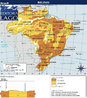 A mais recente classificao do relevo brasileiro  de 1995, elaborada pelo professor do departamento de geografia da Universidade de So Paulo (USP), Jurandyr Ross. Seu trabalho tem como referncia o projeto Radambrasil, um levantamento realizado no territrio brasileiro, entre 1970 e 1985, com um equipamento espacial de radar instalado em avio. Ross considera 28 unidades de relevo, divididas em planaltos, plancies e depresses.</br></br> Planaltos  So formas de relevo elevadas, com altitudes superiores a 300 metros. Podem ser encontradas em qualquer tipo de estrutura geolgica. Nas bacias sedimentares, os planaltos caracterizam-se pela formao de escarpas em reas de fronteira com as depresses. Formam tambm as chapadas, extensas superfcies planas de grande altitude. Com 3.014 metros, o pico da Neblina  o ponto mais alto do relevo brasileiro. </br></br> Depresses  So reas rebaixadas em consequncia da eroso, que se formam entre as bacias sedimentares e os escudos cristalinos. Algumas das depresses localizadas s margens de bacias sedimentares so chamadas depresses marginais ou perifricas. Elas esto presentes em grande nmero no territrio brasileiro e so de variados tipos, como a depresso da Amaznia Ocidental (terrenos em torno de 200 metros de altitude). </br></br> Plancies  So unidades de relevo geologicamente muito recentes.  uma superfcie extremamente plana, sua formao ocorre em virtude da sucessiva depresso de material de origem marinha, lacustre ou fluvial em reas planas. Normalmente, esto localizadas prximas do litoral ou dos cursos dos grandes rios e lagoas, como as plancies da lagoa dos Patos e da lagoa Mirim, no litoral do Rio Grande do Sul. </br></br>Palavras-chave: Brasil. Relevo. Planalto. Plancie. Depresso.