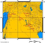 Mesopotmia - "entre rios" . Trata-se de um plat de origem vulcanica localizado no Oriente Mdio, delimitado entre os vales dos rios Tigre e Eufrates, ocupado pelo atual territrio do Iraque e terras prximas. </br></br> Palavras-chave: Dimenso Socioambiental do Espao Geogrfico. Territrio. Regio. Lugar. Pases. Mesopotmia. Irrigao. Agricultura. Primeiras Cidades. Rios. Tigre e Eufrates. Antiguidade. Urbanizao.