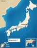 Mapa mostra a localização do Terremoto no Japão, nas Ilhas Riukyu. </br></br> Palavras-chave: Terremoto. Tsunami. Japão. Sendai. Sismos. Maremotos. Tóquio. Epicentro. Placas Tectônicas. Abalos Sísmicos. 