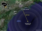 O terremoto no Brasil, de 2008, foi um sismo de 5,2 graus na escala de Richter, ocorrido em 22 de Abril de 2008. Foi sentido em toda a regio costeira e grande parte do interior dos estados de So Paulo, Rio de Janeiro, Paran, Minas Gerais e Santa Catarina. O abalo no causou nenhuma morte ou ferido grave, porm danos leves foram causados a estruturas de vrios edifcios. </br></br> Palavras-chave: Dimenso Socioambiental Espao Geogrfico. Territrio. Luga. Pas. Brasil. Infogrfico. Terremoto no Brasil. Mapa.