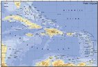 A Amrica Central Insular  a poro da Amrica Central que se encontra dividida entre diversas ilhas.  composta pelos seguintes pases: Bahamas, Cuba, Haiti, Jamaica e Repblica Dominicana. E ainda pode ser dividida em Grandes Antilhas, que so as grandes ilhas do Mar do Caribe, e Pequenas Antilhas, que so as ilhas caribenhas menores. </br></br> A Amrica Central Insular  de colonizao espanhola, francesa, inglesa e holandesa, presena marcante do negro, tambm ndios e brancos descendentes do colonizador, no Haiti 90% da populao  negra. </br></br> Os ndices sociais so baixos, a regio  pobre, depende da agricultura (plantation/cana-de-acar), extrao mineral (Jamaica - alumnio(bauxita)-grande produtor, e o turismo bastante explorado, o que gera uma boa fonte de renda. As praias do Caribe (como  conhecida a regio) apresentam guas quentes, claras e rasas, o que atrai muitos turistas. </br></br> As atividades bancrias so destaque, as ilhas das Bahamas e Cayman so "parasos fiscais", onde se esconde dinheiro, pagando baixos impostos e guardando sigilosamente o nome do correntista.</br></br>Palavras-chave: Amrica Central. Amrica Central Insular. Caribe. Turismo. Paraso Fiscal. Pas. Praia. Ilhas. Placas Tectnicas.