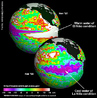 <em>La Nia</em> representa um fenmeno ocenico-atmosfrico com caractersticas opostas ao <em>El Nio</em>, ou seja, apresenta um esfriamento anormal nas guas superficiais do Oceano Pacfico Tropical. Este termo, <em>La Nia</em> (que quer dizer "a menina", em espanhol), tambm pode ser chamado de episdio frio, ou ainda <em>El Viejo</em> ("o velho", em espanhol). O termo mais utilizado hoje : <em>La Nia</em>. </br></br> Palavras-chave: La Nia. El Nio. Oceano Pacfico. Temperatura. Atmosfera. 