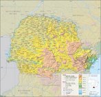 Mapa do IBGE do Estado do Paran, identificando as principais cidades e a malha viria.</br></br>Palavras-chave: Mapas. IBGE. Estado. Paran. Cidades. Municpios. 