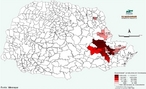 Produo calcrio dolomitico. Os calcrios so rochas sedimentares que contm minerais com quantidades acima de 30% de carbonato de clcio (aragonita ou calcita). Quando o mineral predominante  a dolomita (CaMg{ CO3}2 ou CaCO3. MgCO3) a rocha calcria  denominada calcrio dolomtico. </br></br> Palavras-chave: Dimenso Socioambiental. Regio. Territrio. Economia. Calcrio Dolomtico. Eras Geolgicas. Minerais.