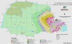 Localizao de reas com ocorrncia de pedras preciosas. </br></br> Palavras-chave: Dimenso Poltica do Espao Geogrfico. Territrio. Lugar. Pas. Mapa. Hidrografia. Paran. Pedras Preciosas.